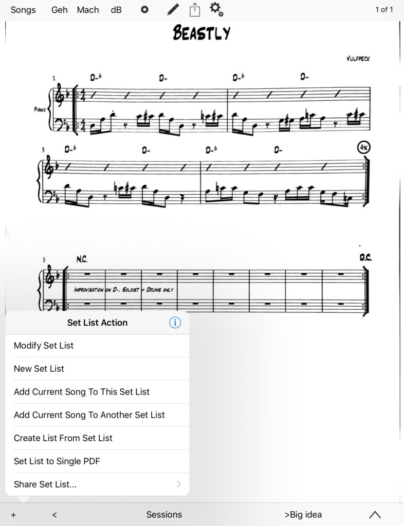 unrealBook consente di accedere con facilità alla vostra intera libreria di musica e testi sul vostro iPad.