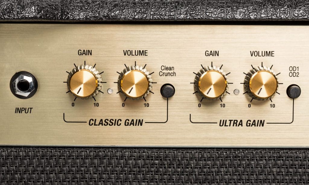 I canali Classic e Ultra hanno i propri controlli di gain e volume.