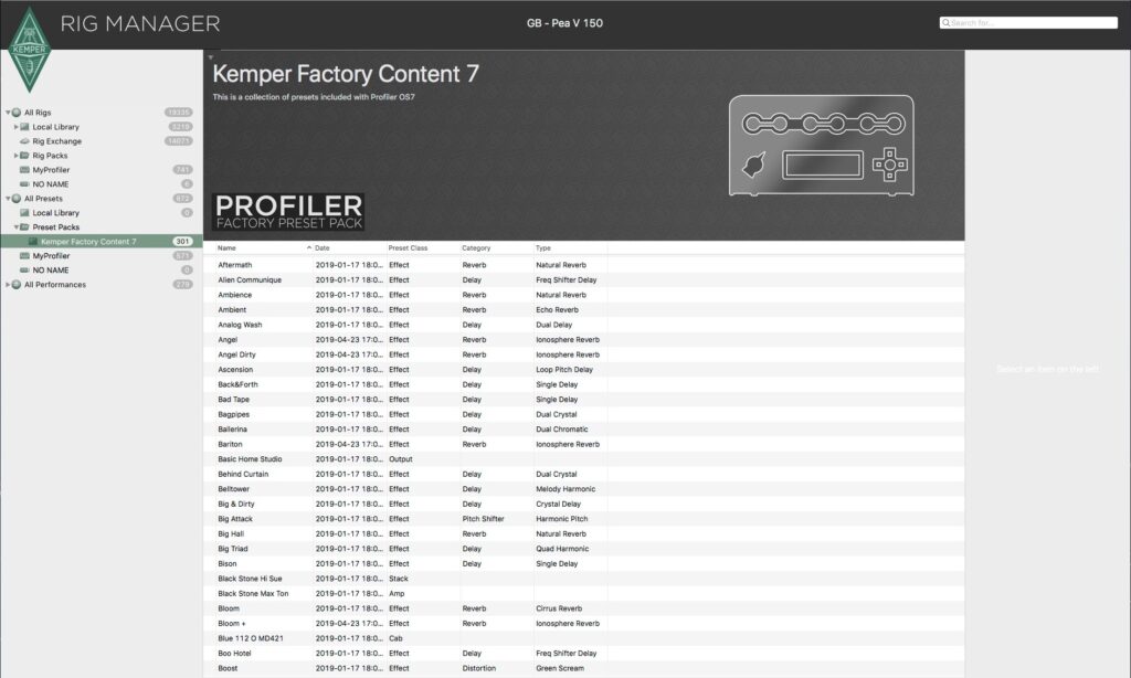 Kemper Profiler Stage 09