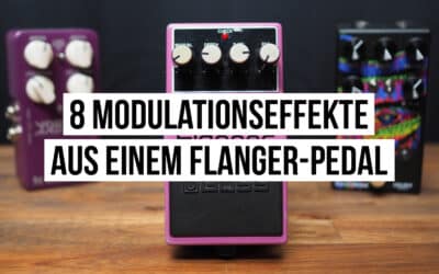Come ottenere 8 effetti di modulazione da un pedale flanger