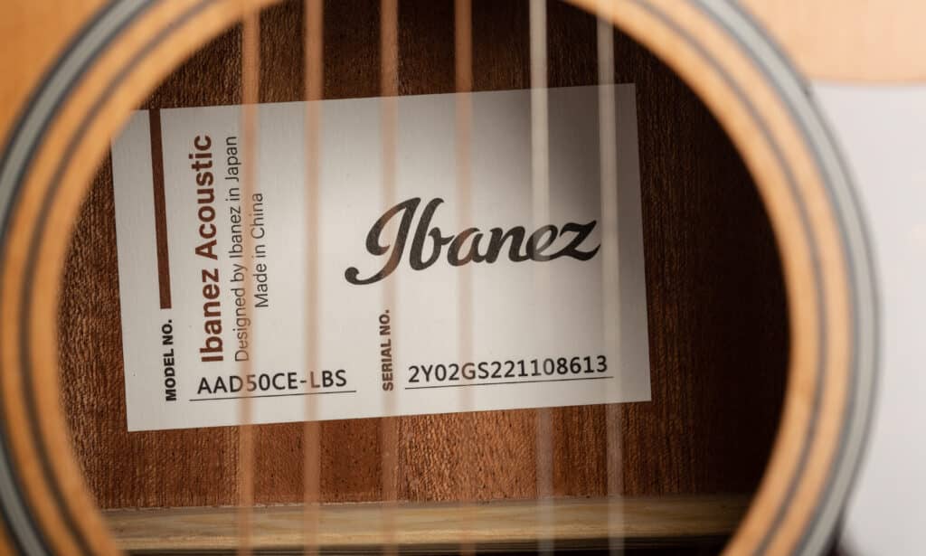 G1 5:6 Ibanez AAD50CE LBS 2Y 02 023 FIN