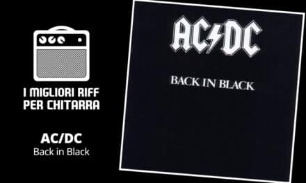 I migliori riff per chitarra in spartiti e tab – AC/DC – Back in Black