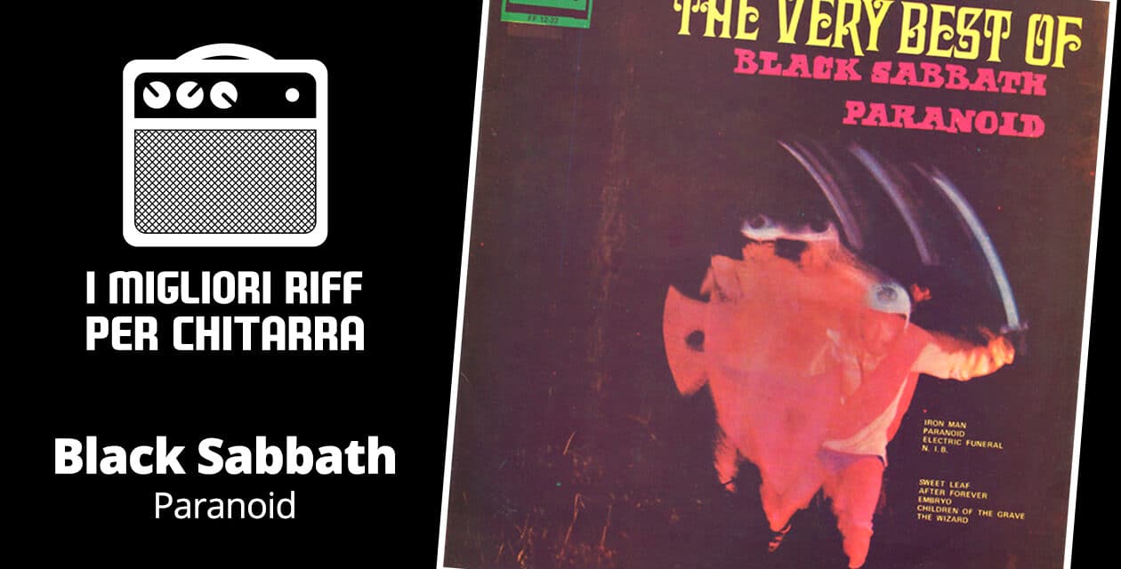 I migliori riff per chitarra in spartiti e tab – Black Sabbath – Paranoid