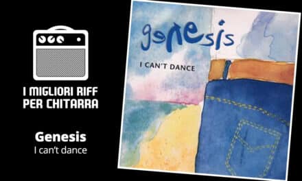 I migliori riff per chitarra in spartiti e tab – Genesis – I can’t dance 