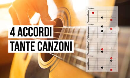 Accordi per chitarra: suonare canzoni con solo 4 accordi