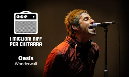 I migliori riff per chitarra in spartiti e tab – Oasis – Wonderwall