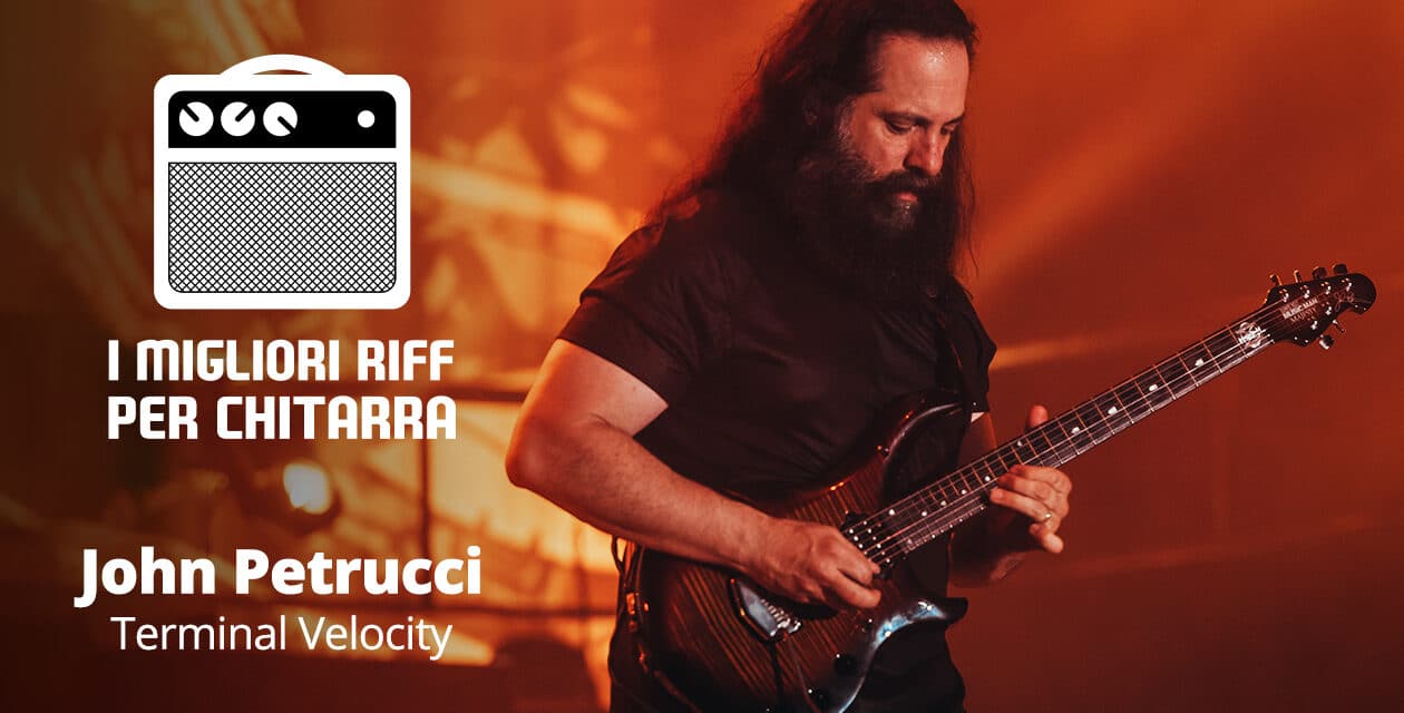 I migliori riff per chitarra in spartiti e tab – John Petrucci – Terminal Velocity