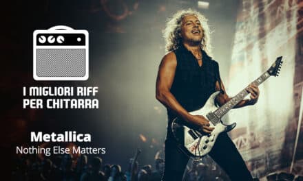 I migliori riff per chitarra in spartiti e tab – Metallica – Nothing Else Matters