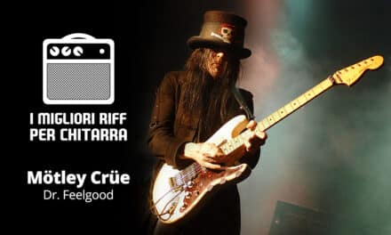 I migliori riff per chitarra in spartiti e tab – Mötley Crüe – Dr. Feelgood