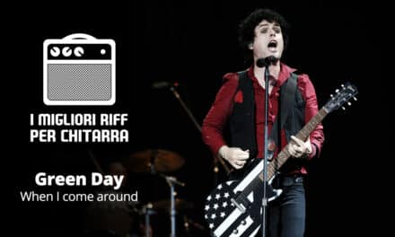 I migliori riff per chitarra in spartiti e tab – Green Day – When I come around