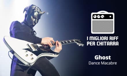 I migliori riff per chitarra in spartiti e tab – Ghost – Dance Macabre