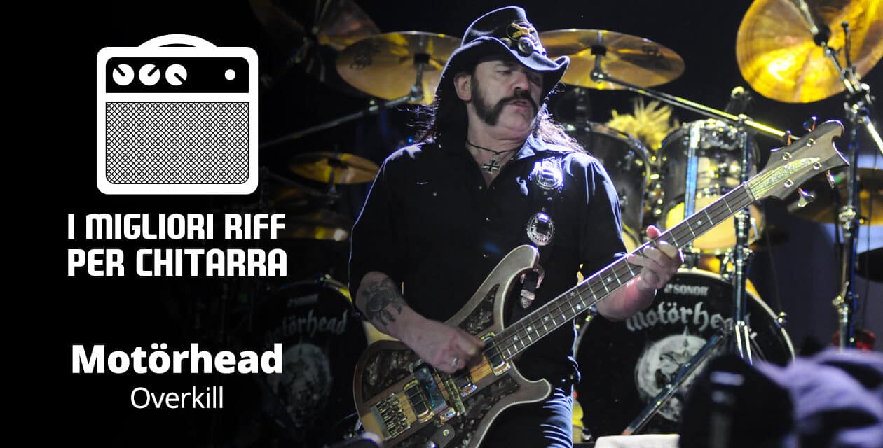 I migliori riff per chitarra in spartiti e tab – Motörhead – Overkill