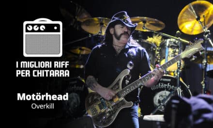 I migliori riff per chitarra in spartiti e tab – Motörhead – Overkill