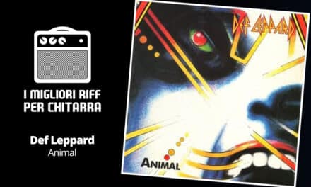 I migliori riff per chitarra in spartiti e tab – Def Leppard – Animal