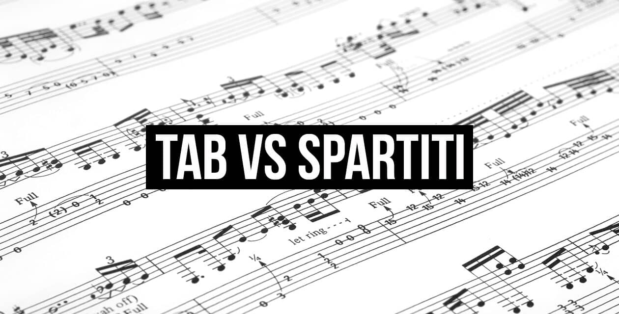 TAB vs Spartiti – le TAB sono solo per principianti?