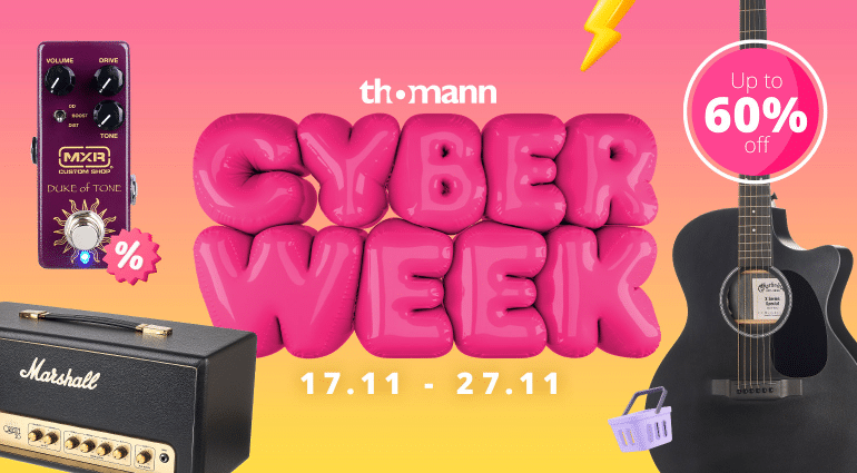 Thomann Cyberweek 2023 dal 17.11 online!