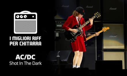 I migliori riff per chitarra in spartiti e tab – AC/DC – Shot In The Dark