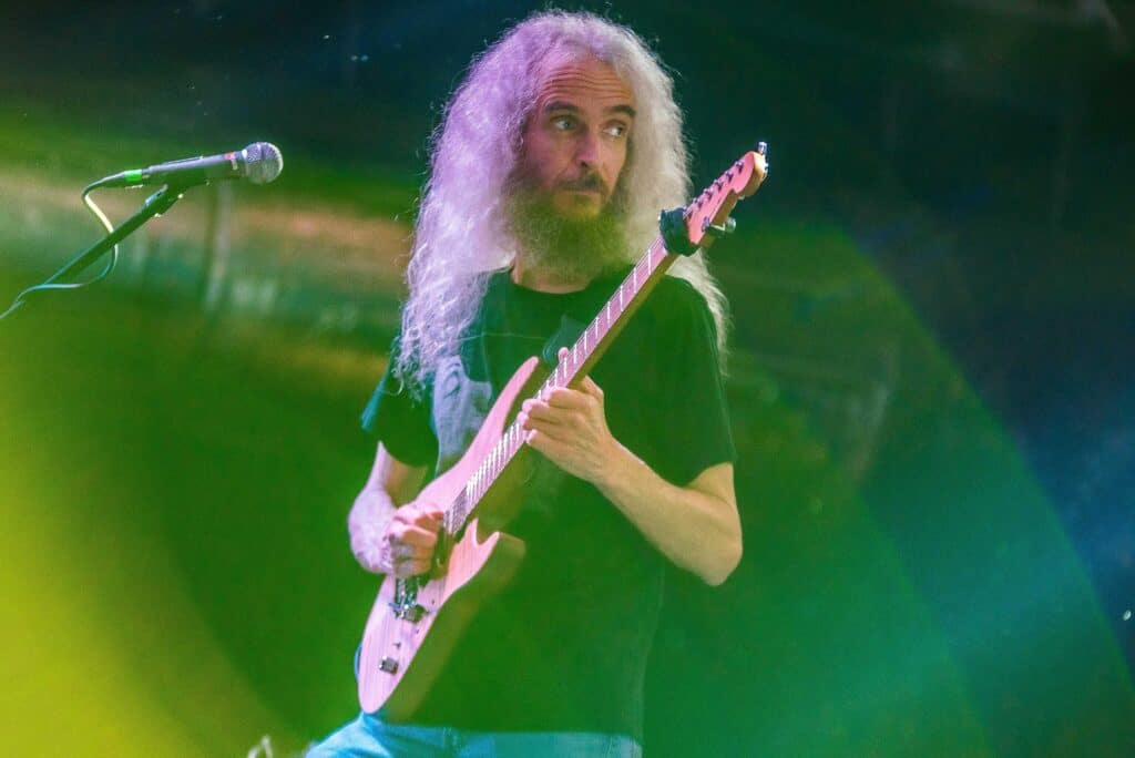 Cross Roads live club, Roma, Italy, December 02, 2023, Guthrie Govan performing live playing guitar  during  THE ARISTOCRATS  ? THE DEFROST TOUR 2023