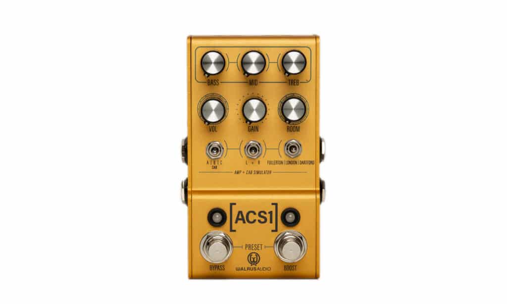 Il Walrus Audio ACS1 contiene i modelli digitali di tre iconici amplificatori vintage di Fender, Vox e Marshall, con i relativi cabinet in versione IR. Con il nuovo Firmware 2.0 è diventato un prodotto migliore?