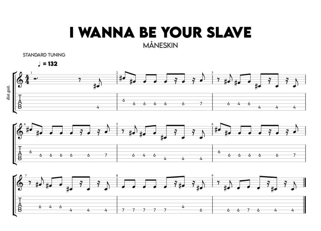 Maneskin-I-wanna-be-your-slave