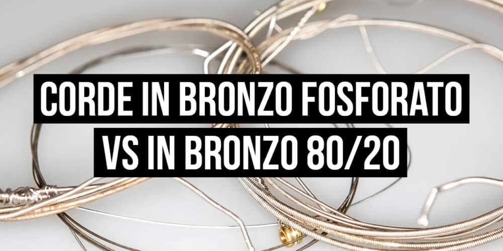 Corde per chitarra acustica in Bronzo Fosforato VS Bronzo 80/20