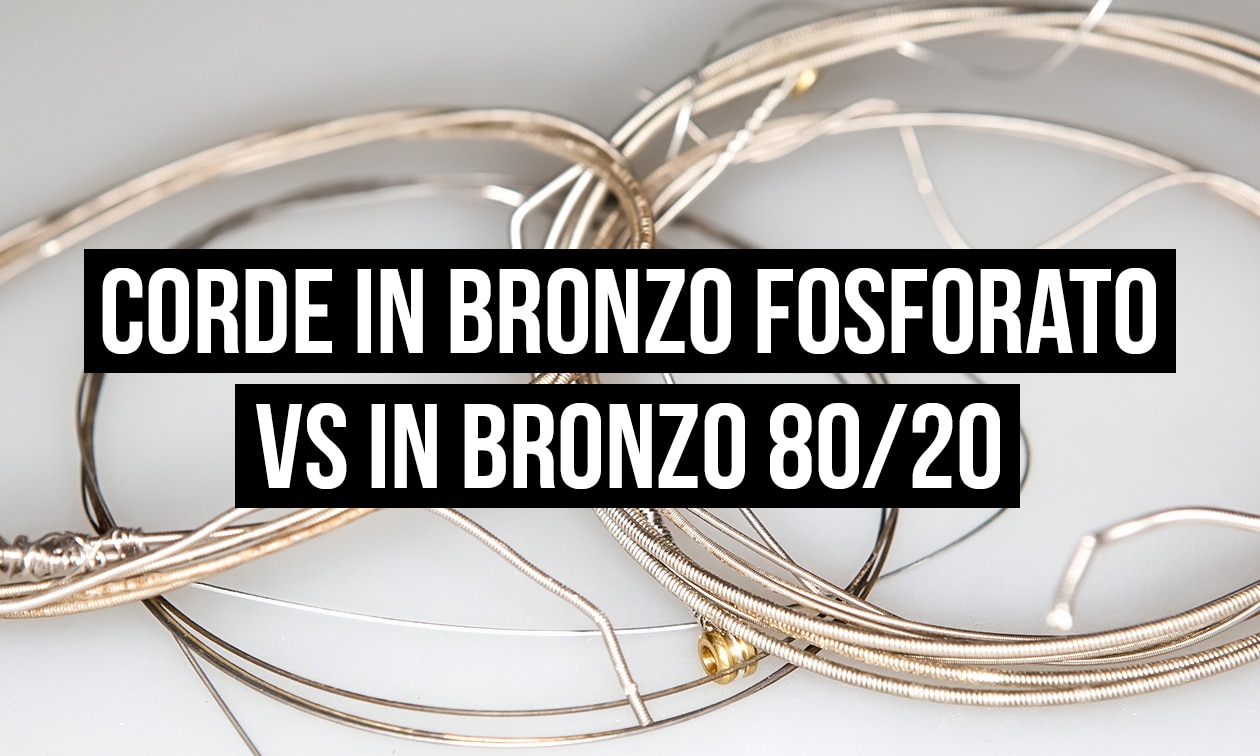 Corde per chitarra acustica in Bronzo Fosforato VS Bronzo 80/20