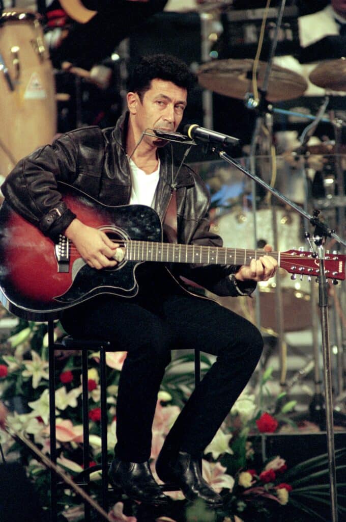 Sanremo Italy 1994-11-17 : Edoardo Bennato live concert at the Sanremo Giovani Festival