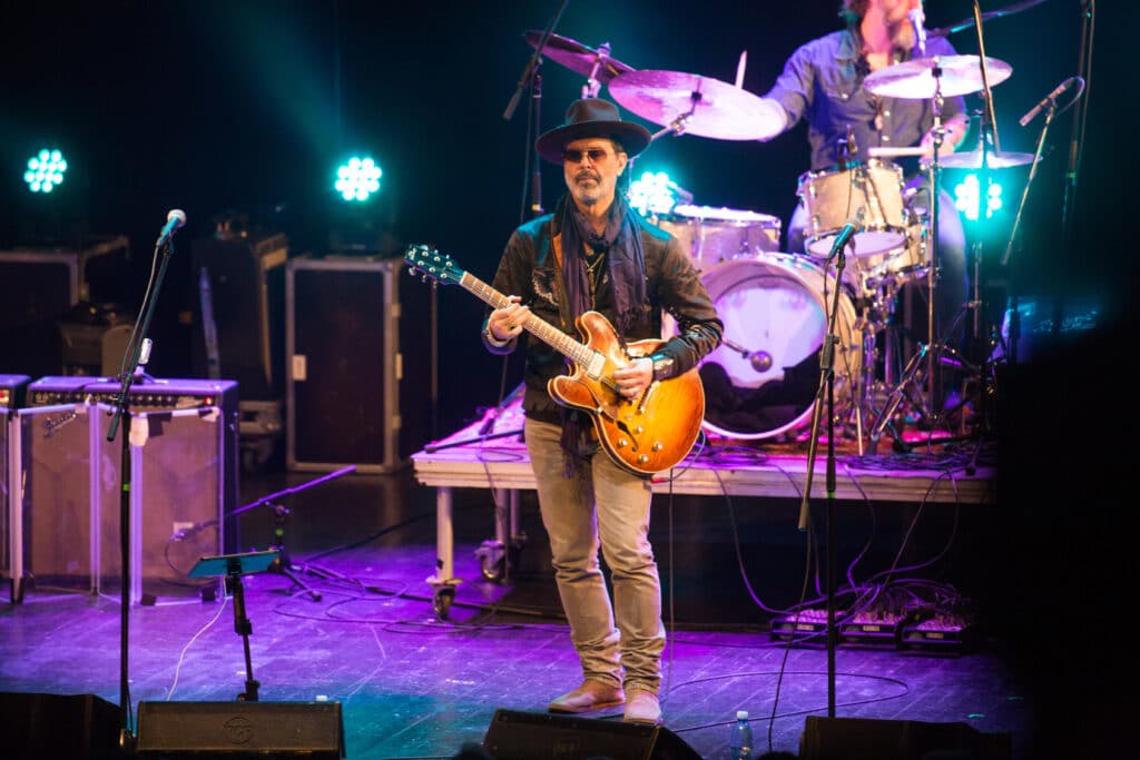 Phenomenal Texan guitarist Doyle Bramhall II who, in addition to his own work, is known as a long-time member of Eric Clapton´s backing band performs during The Sumperk festival Blues Alive 2019 in Sumperk, Czech Republic, November 14, 2019. (CTK Photo/Ja