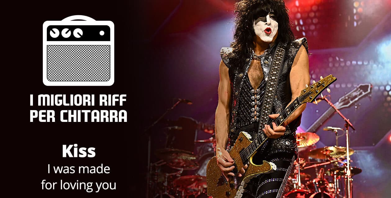 I was made for lovin’ you riff TAB – Kiss 