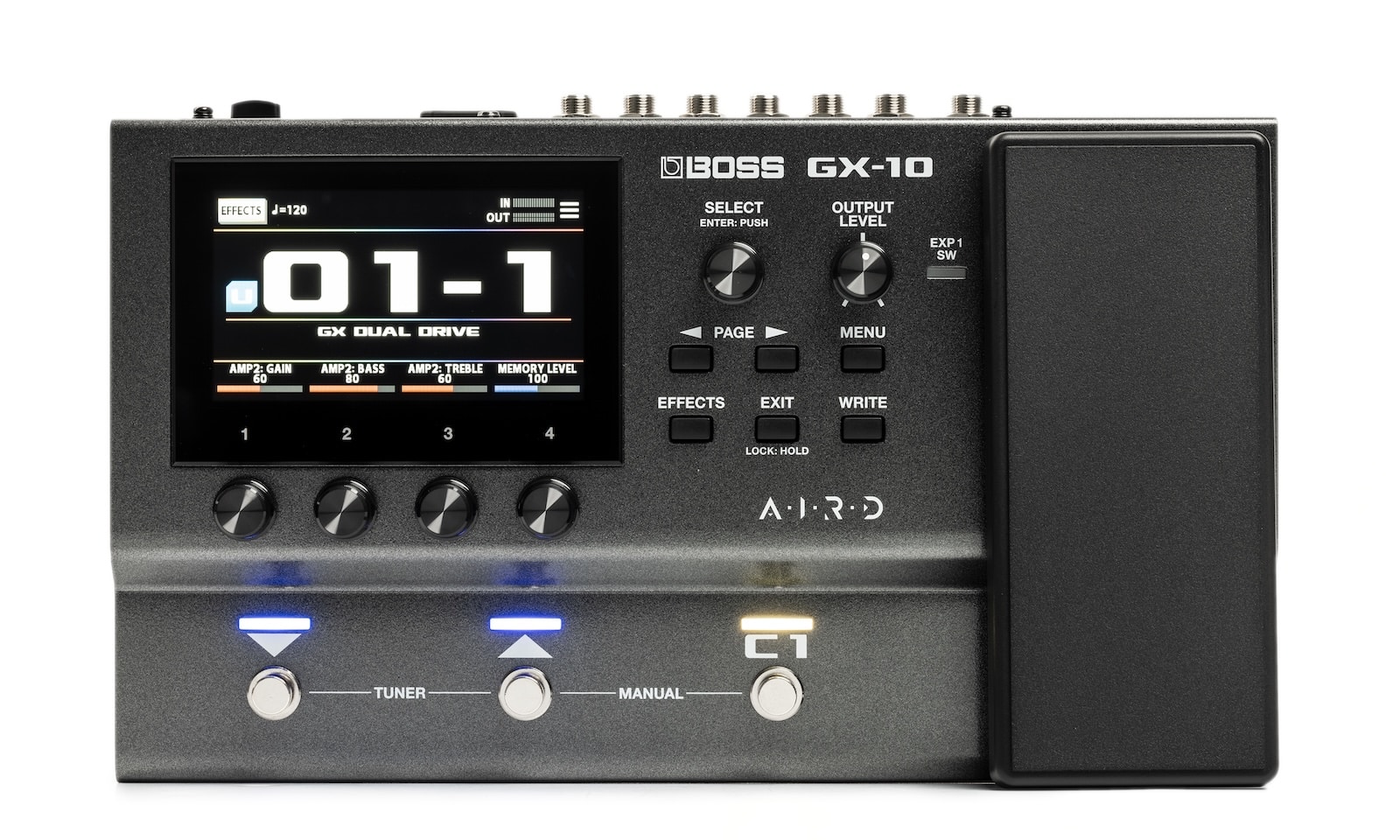 BOSS GX-10 本体 + EV-1-WL + BT-DUAL BOSS GX-10 本体 + EV-1-WL + BT-DUAL Boss GX-10 Guitar Multi-