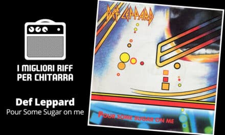 Pour some sugar on me riff TAB – Def Leppard