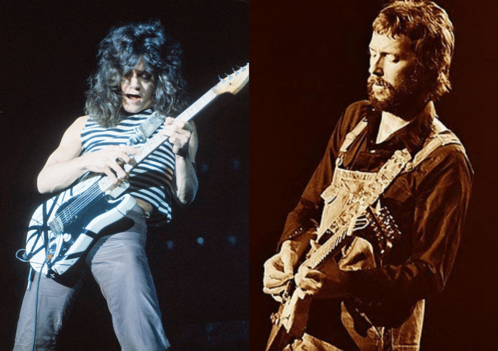 Botta e risposta Clapton-Van Halen. Scontro verbali tra Lee due star della chitarra elettrica che negli anni non se le sono mandate a dire