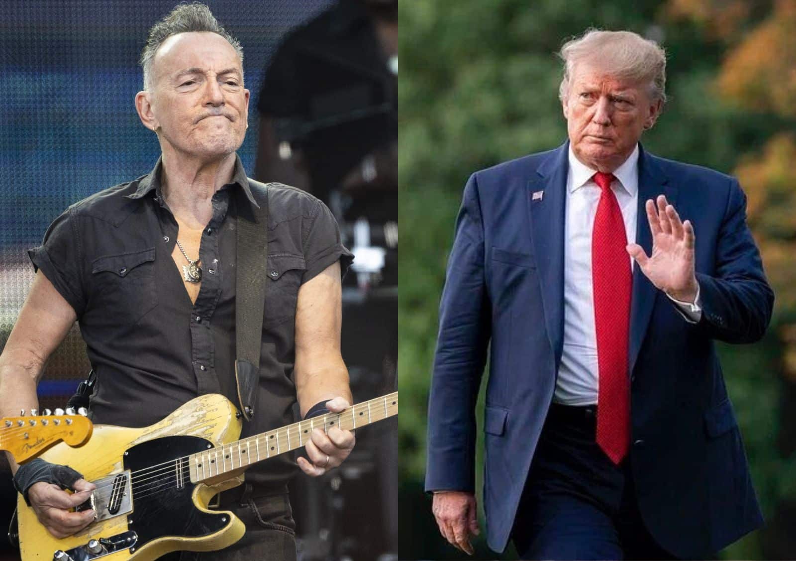 Bruce Springsteen, The Boss, simbolo del rock americano, critica Trump durante i suoi concerti nel Regno Unito dichiarandolo corrotto e incompetente. Presto arriva la risposta del Tycoon sui social. Il mondo della musica non resta però a guardare, tanti artisti internazionali prendono le parti dello storico boss del rock.