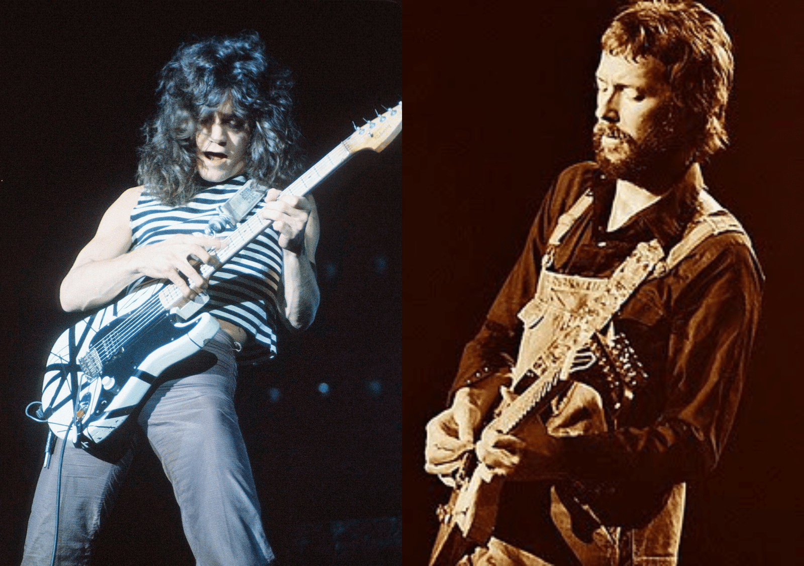 Botta e risposta Clapton-Van Halen. Scontro verbali tra Lee due star della chitarra elettrica che negli anni non se le sono mandate a dire