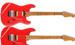 Harley Benton lancia la bomba: ST-80FR. Una nuova super strat dall'animo rock pronta a farti rivivere i suoni aggressivi degli anni '80.