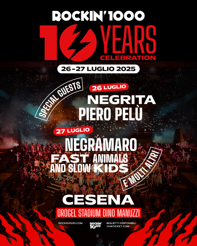 Rockin' 1000 - 10 Years Celebration - Live Cesena