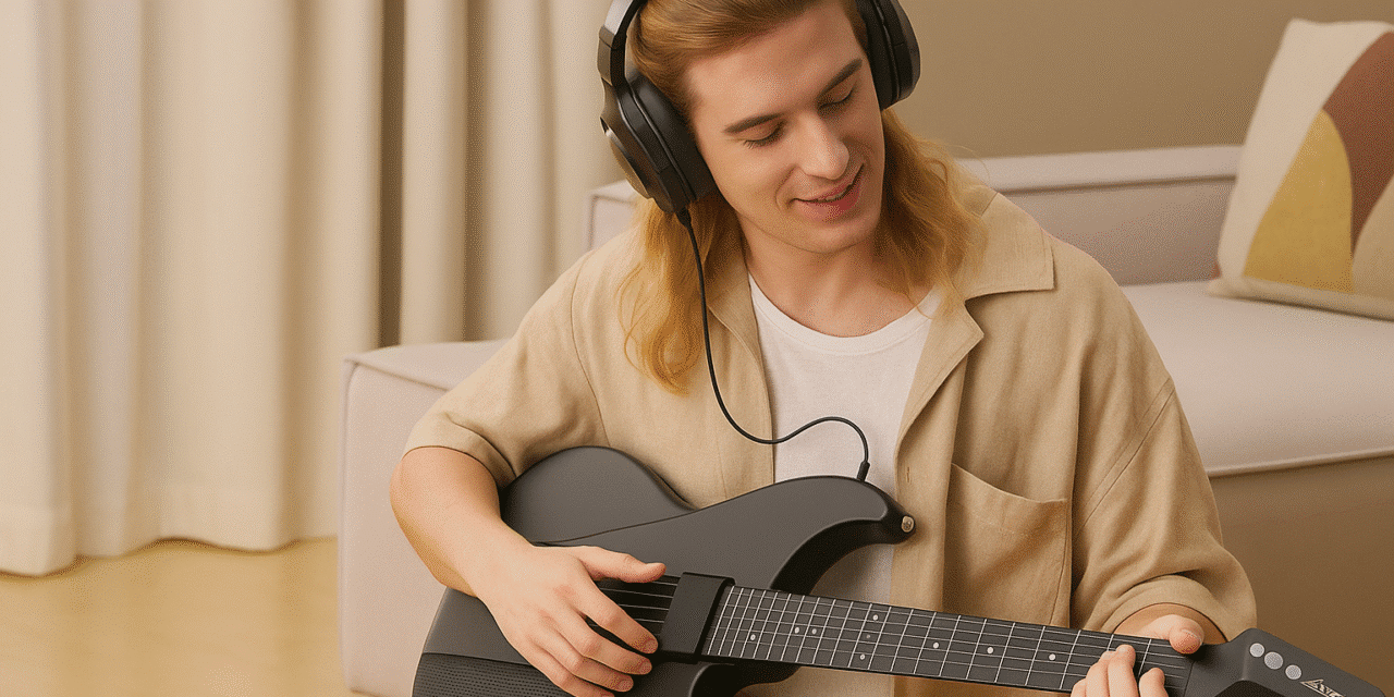 Chitarra senza corde? Ci pensa AeroBand con la rivoluzione portatile per chitarristi digitali