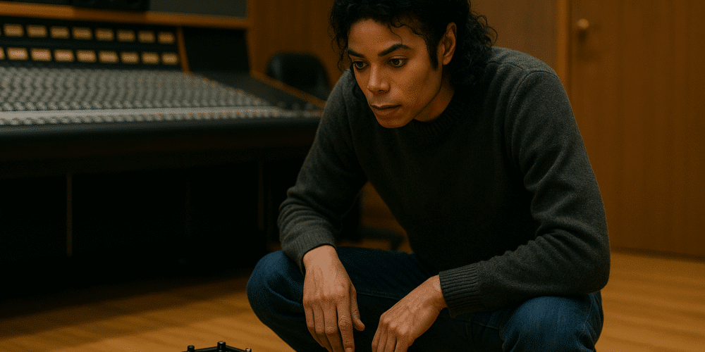 Tim Pierce, veterano degli studi di Los Angeles, racconta le giornate a lavoro con il re del pop che sembrerebbe un nerd dei pedali.