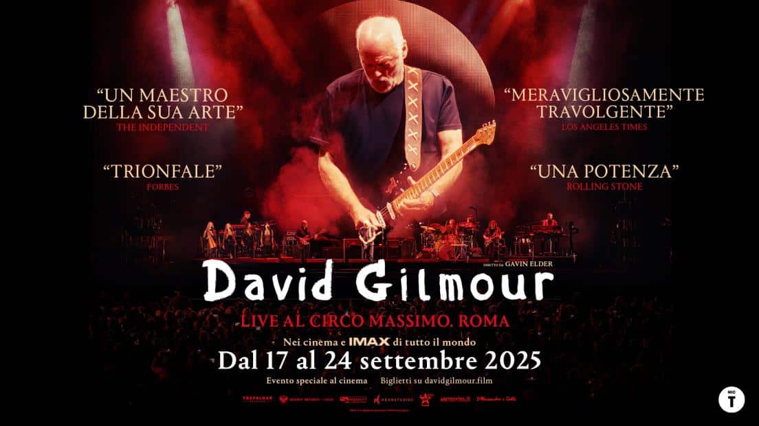 Pronto a rivedere David Gilmour in concerto? A settembre sarà possibile grazie al film sul Live al Circo Massimo