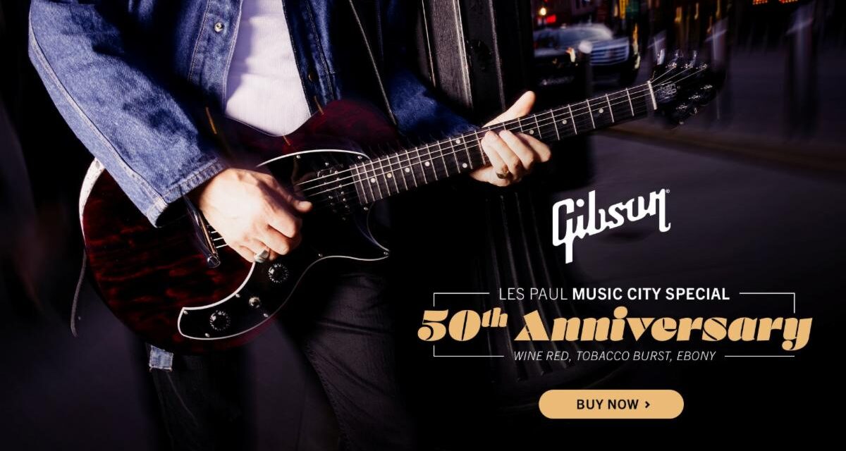 Gibson festeggia 50 anni a Nashville con una chitarra celebrativa