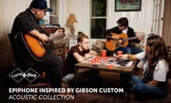 Si allarga la serie Inspired by Gibson Custom di Epiphone. Arrivano sei nuovi modelli di chitarre acustiche tutti da scoprire