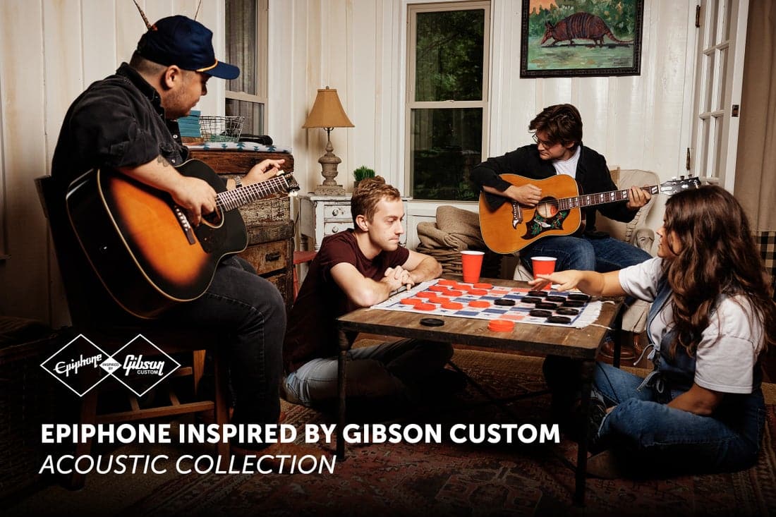 Si allarga la serie Inspired by Gibson Custom di Epiphone. Arrivano sei nuovi modelli di chitarre acustiche tutti da scoprire