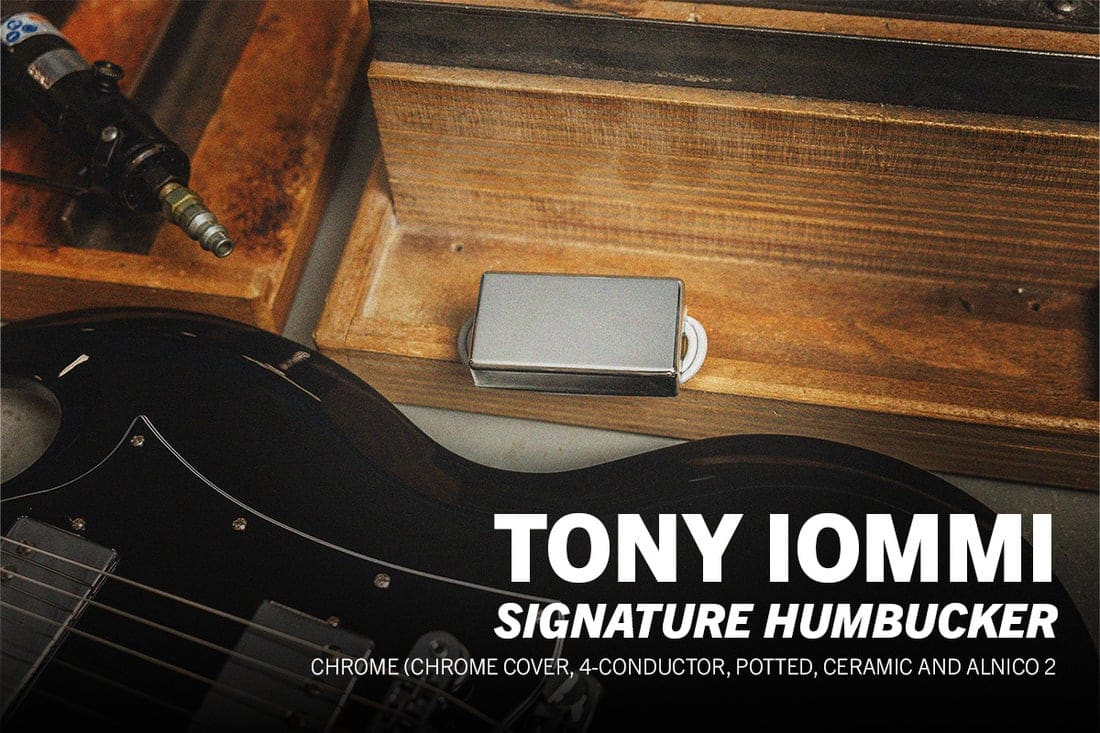 Gibson riporta in vita il Tony Iommi Humbucker per celebrare la carriera dell'iconico chitarrista dei Black Sabbath e il suo suono...