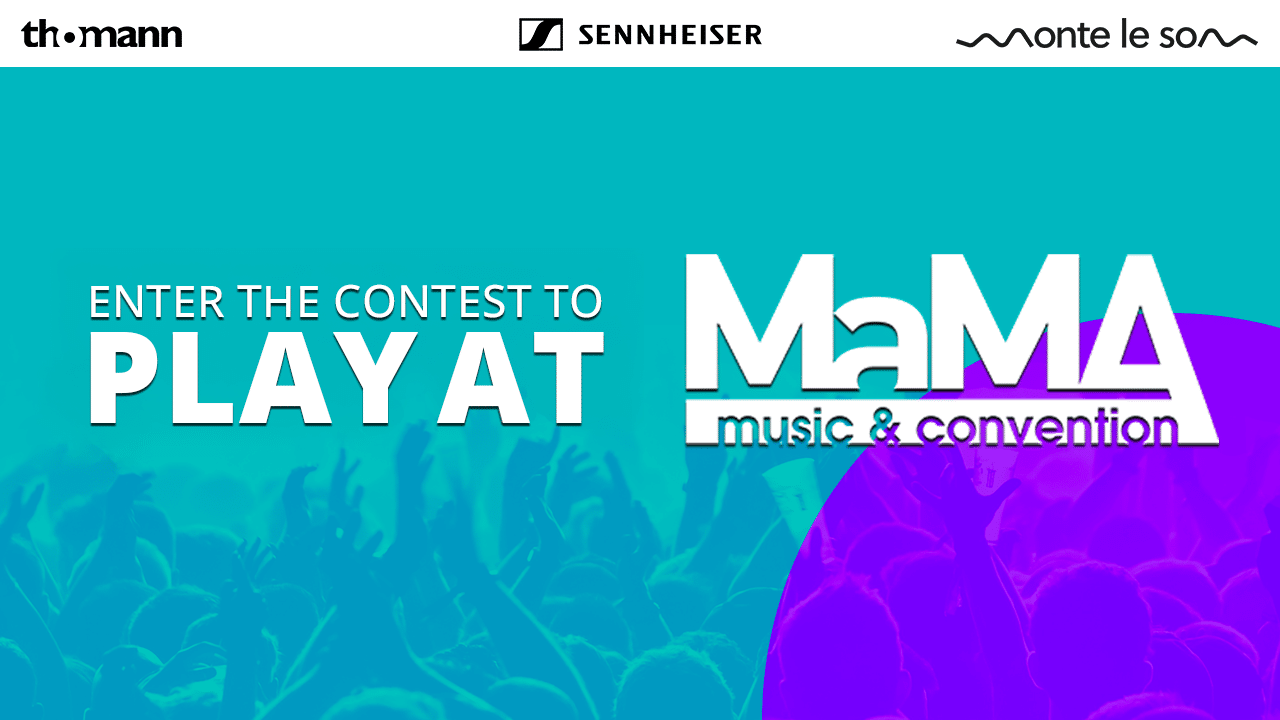 Prova a vincere 3000€ e la possibilità di esibirti al MaMa Festival 2025 di Parigi con Thomann. Scopri come...