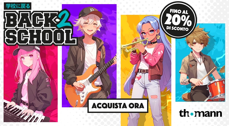 Torna a scuola con Thomann, arrivano gli sconti Back 2 School