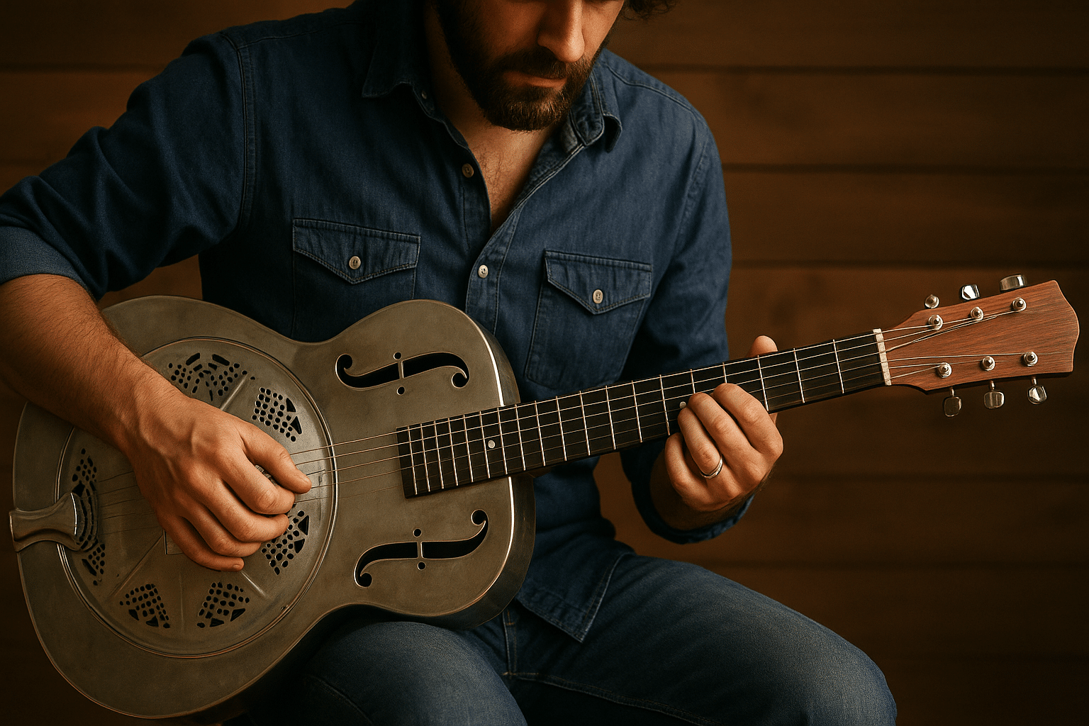 Oggi ti parlo della chitarra resofonica, uno strumento dal timbro particolare molto usato nel blues e nel bluegrass.