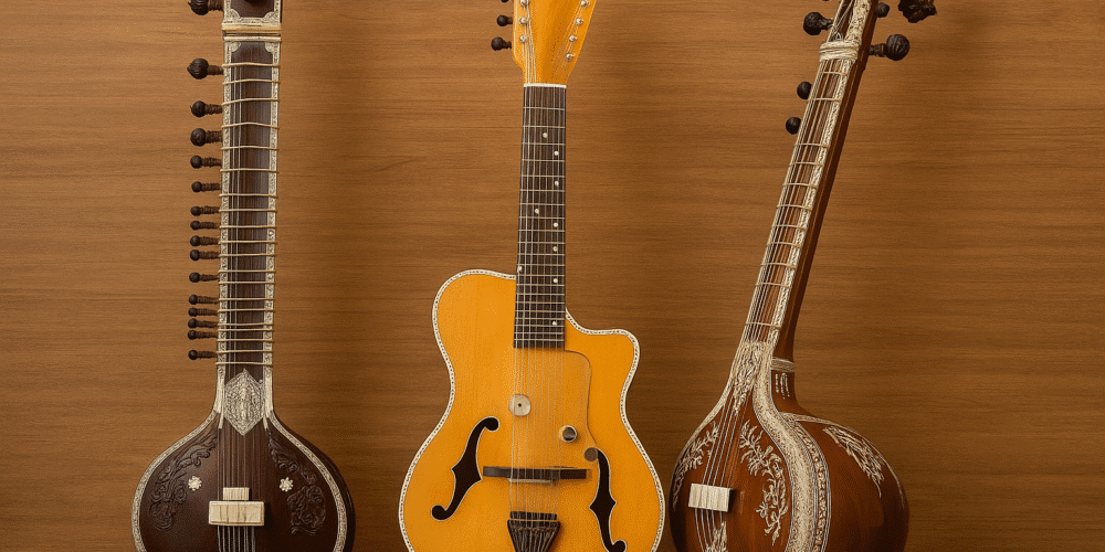 Facciamo chiarezza sugli strumenti a corda indiani che spesso vengono erronamente unificati sotto il nome di chitarra indiana