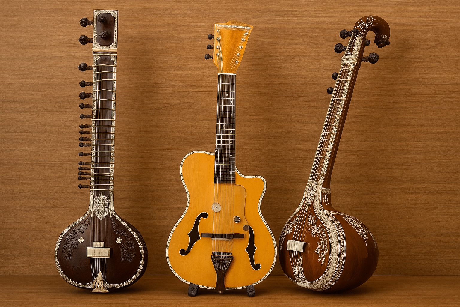 Facciamo chiarezza sugli strumenti a corda indiani che spesso vengono erronamente unificati sotto il nome di chitarra indiana