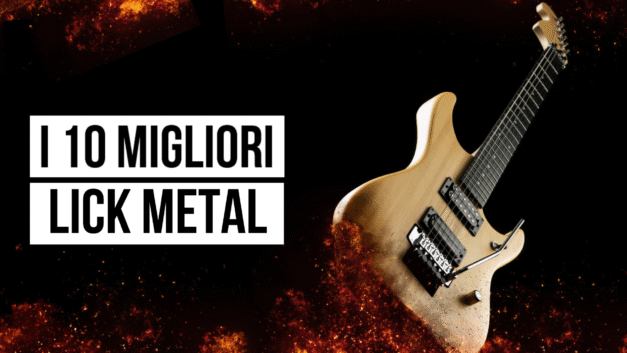 Lick chitarra metal: i 10 migliori