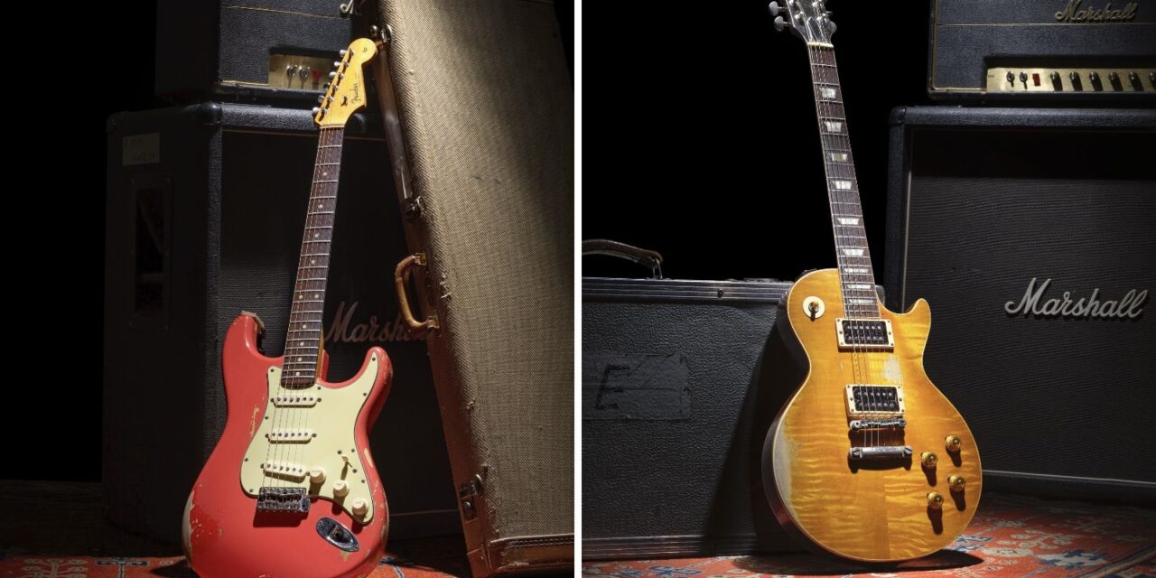 All’asta la Les Paul ’59, la Stratocaster ’60 e l’ultima chitarra suonata dal vivo da Gary Moore